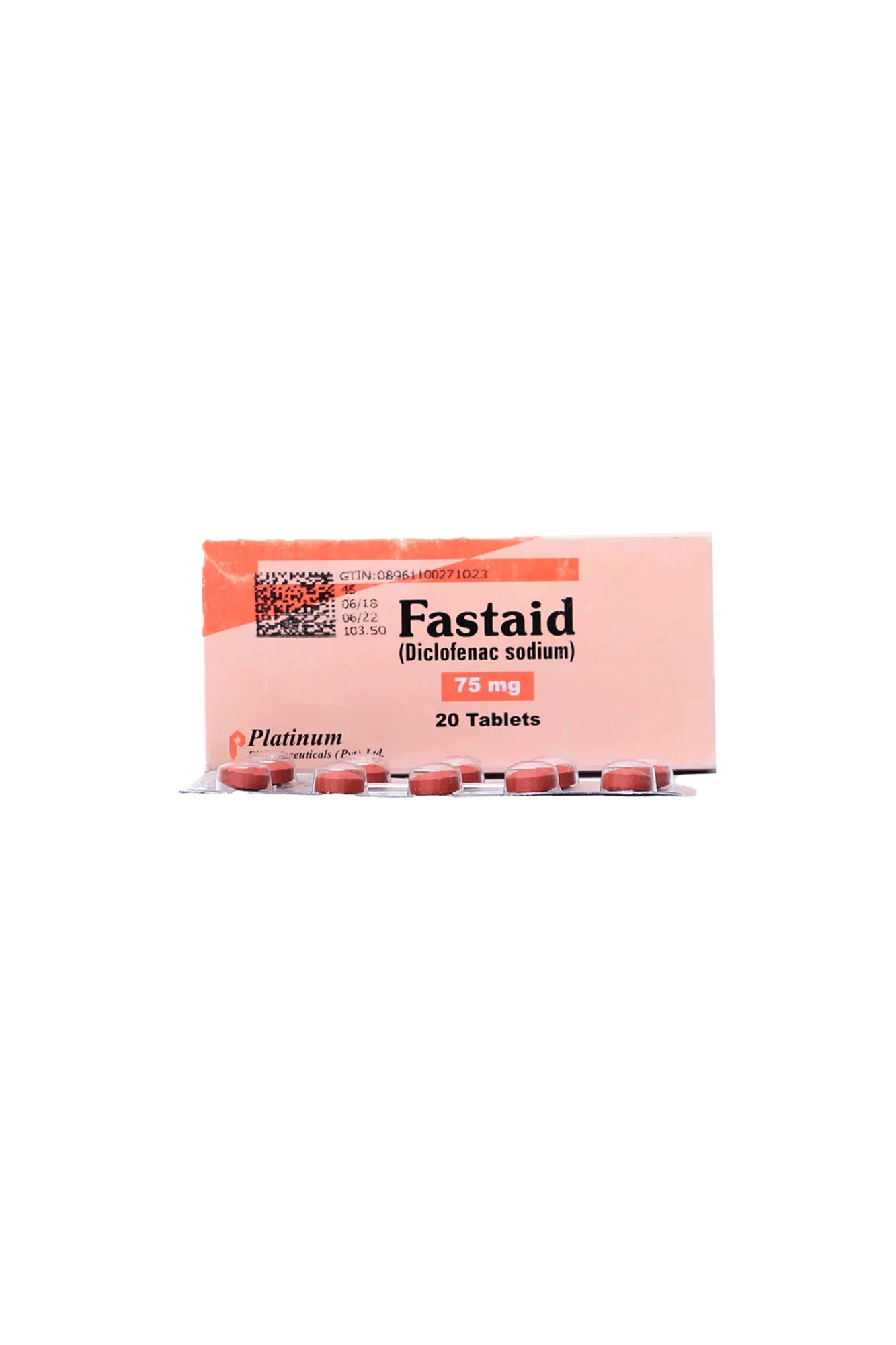 tab fastaid 75mg 20s