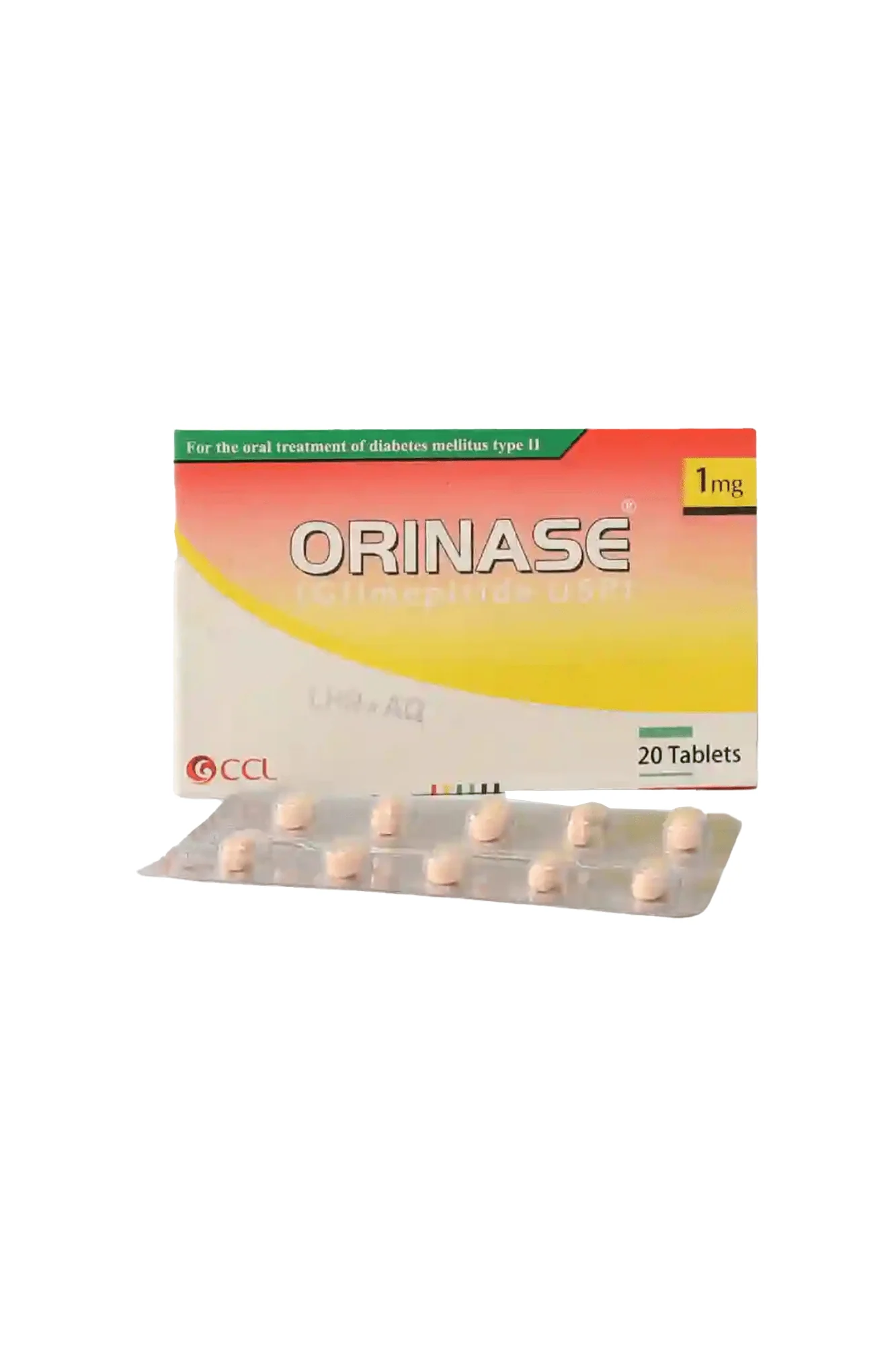 tab orinase 1mg 20s