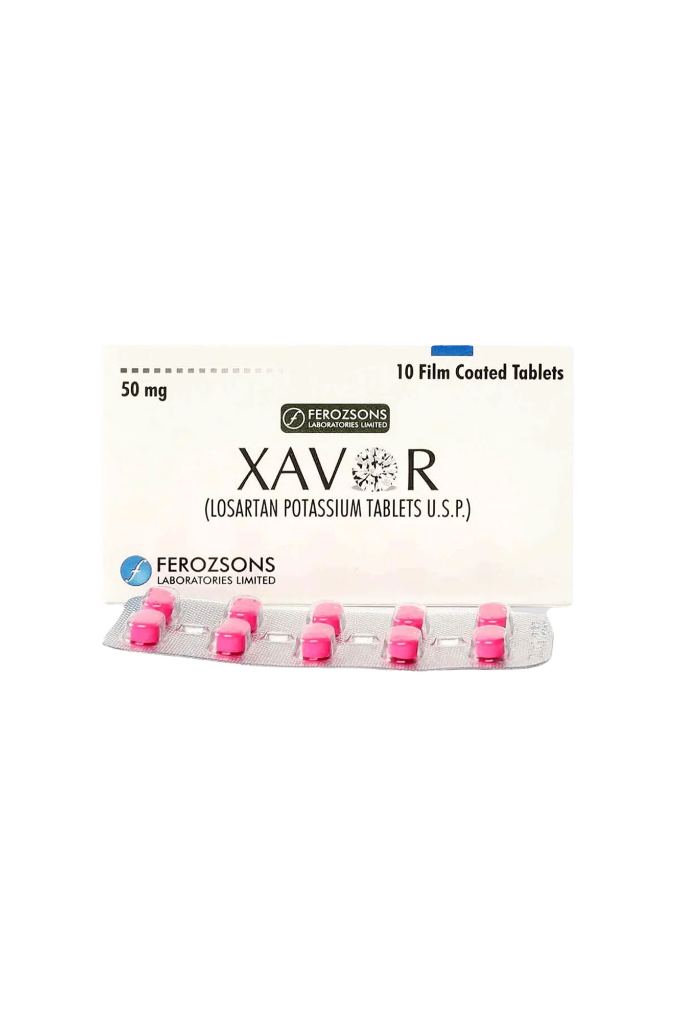 tab xavor 50mg 10s