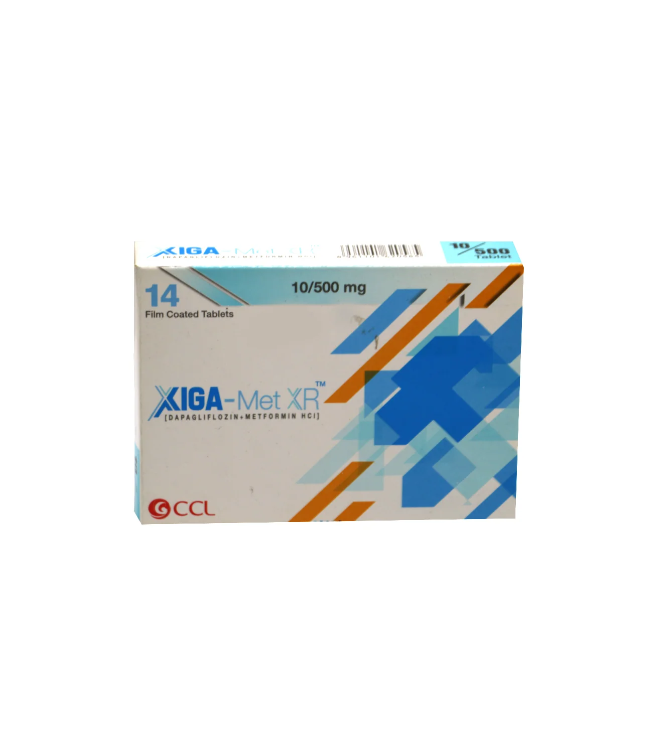 tab xiga met xr 10/500mg 14s