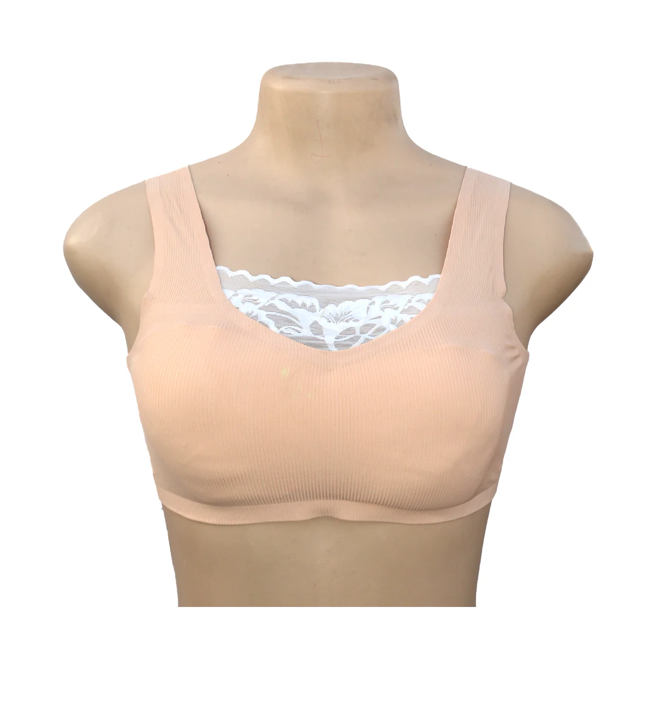 teenage training cotton bra for girl skin 1591