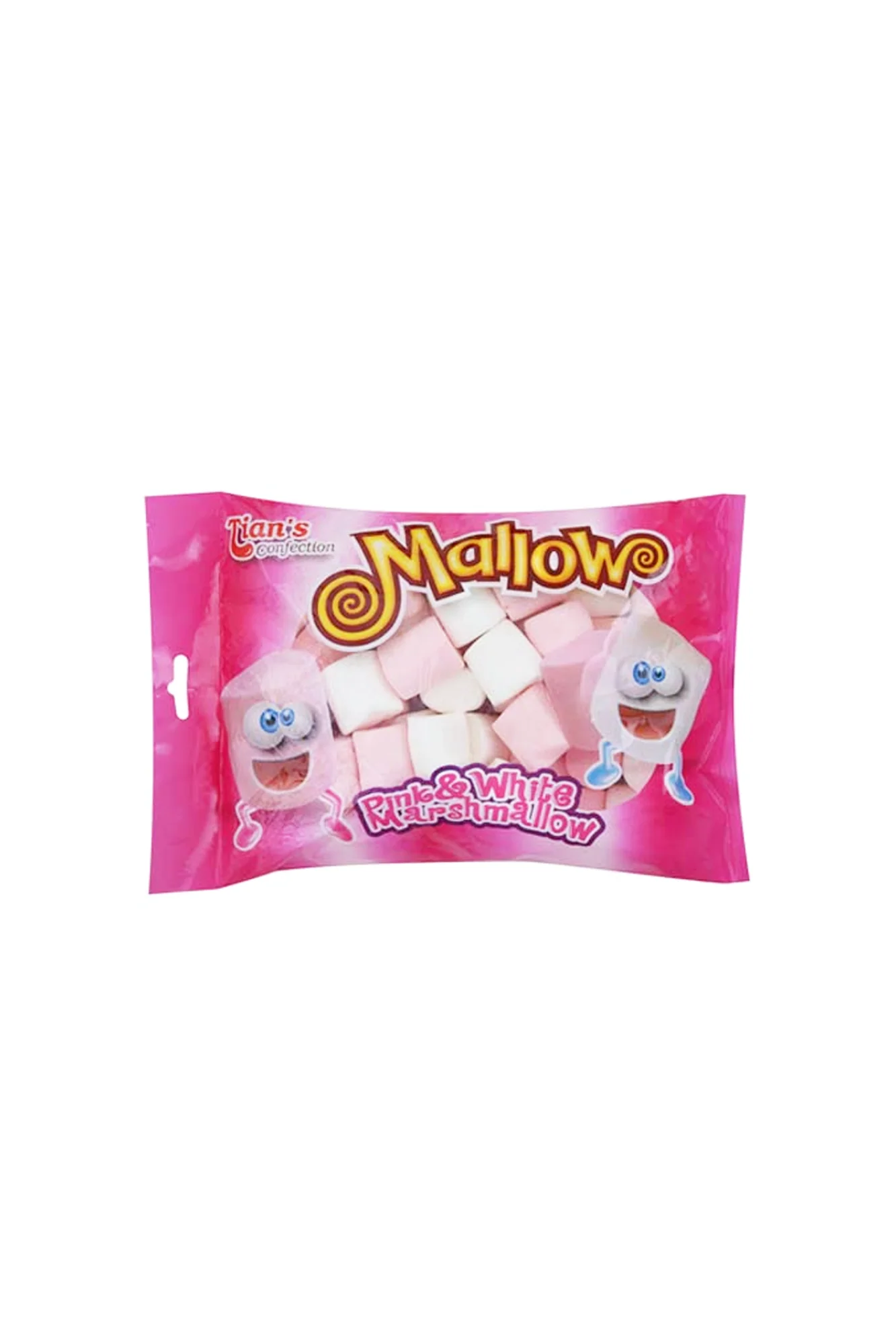 tians marshmallow pink & white 100g china
