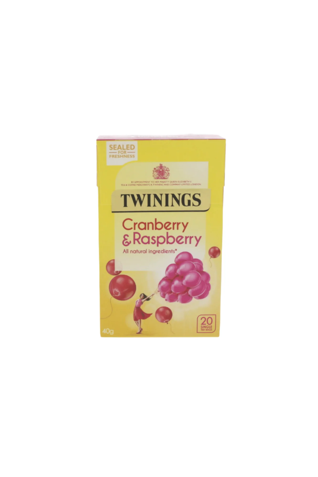 twinings tea cranberry&raspberry 40g