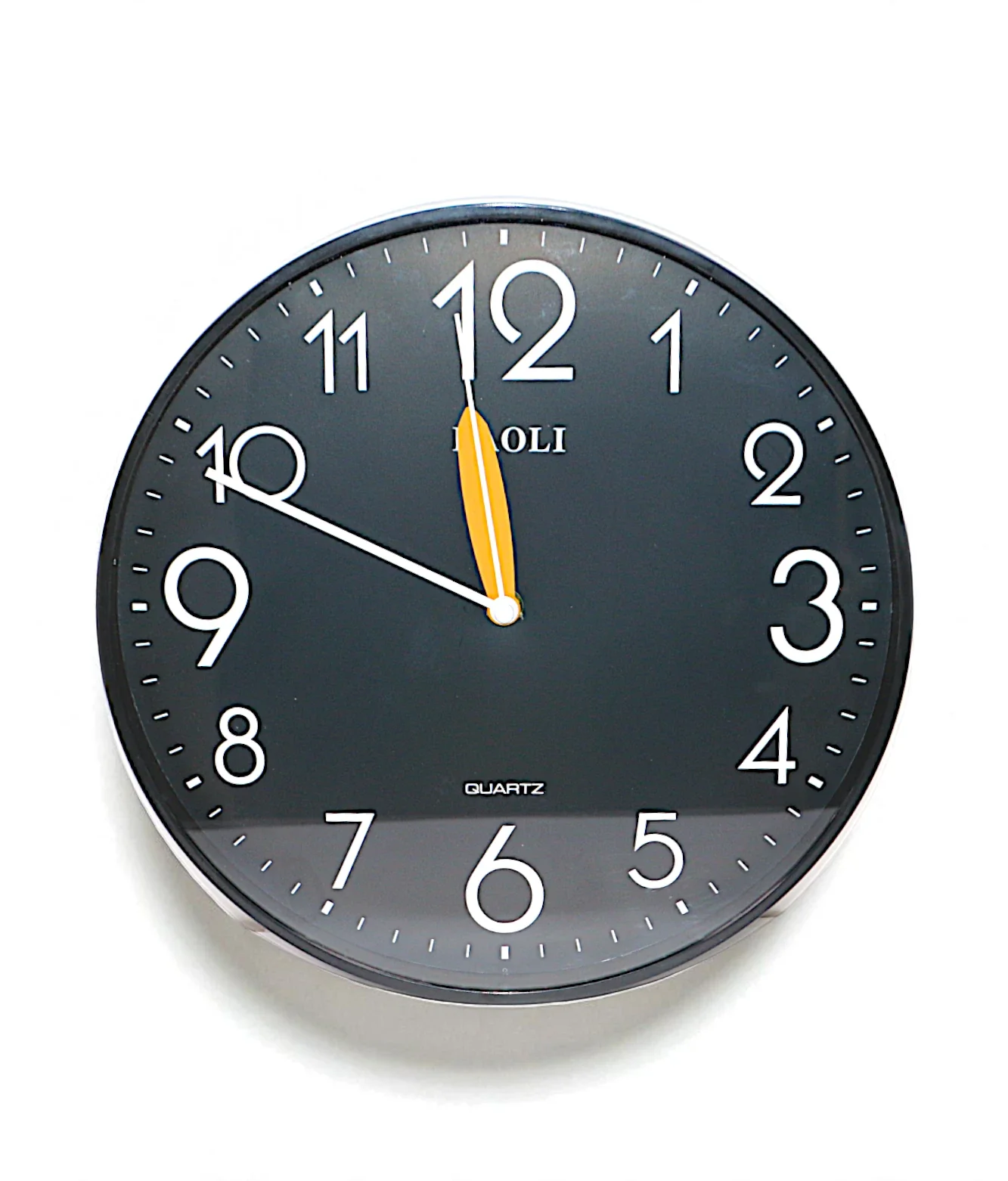 wall clock black china "11.6x11.6"