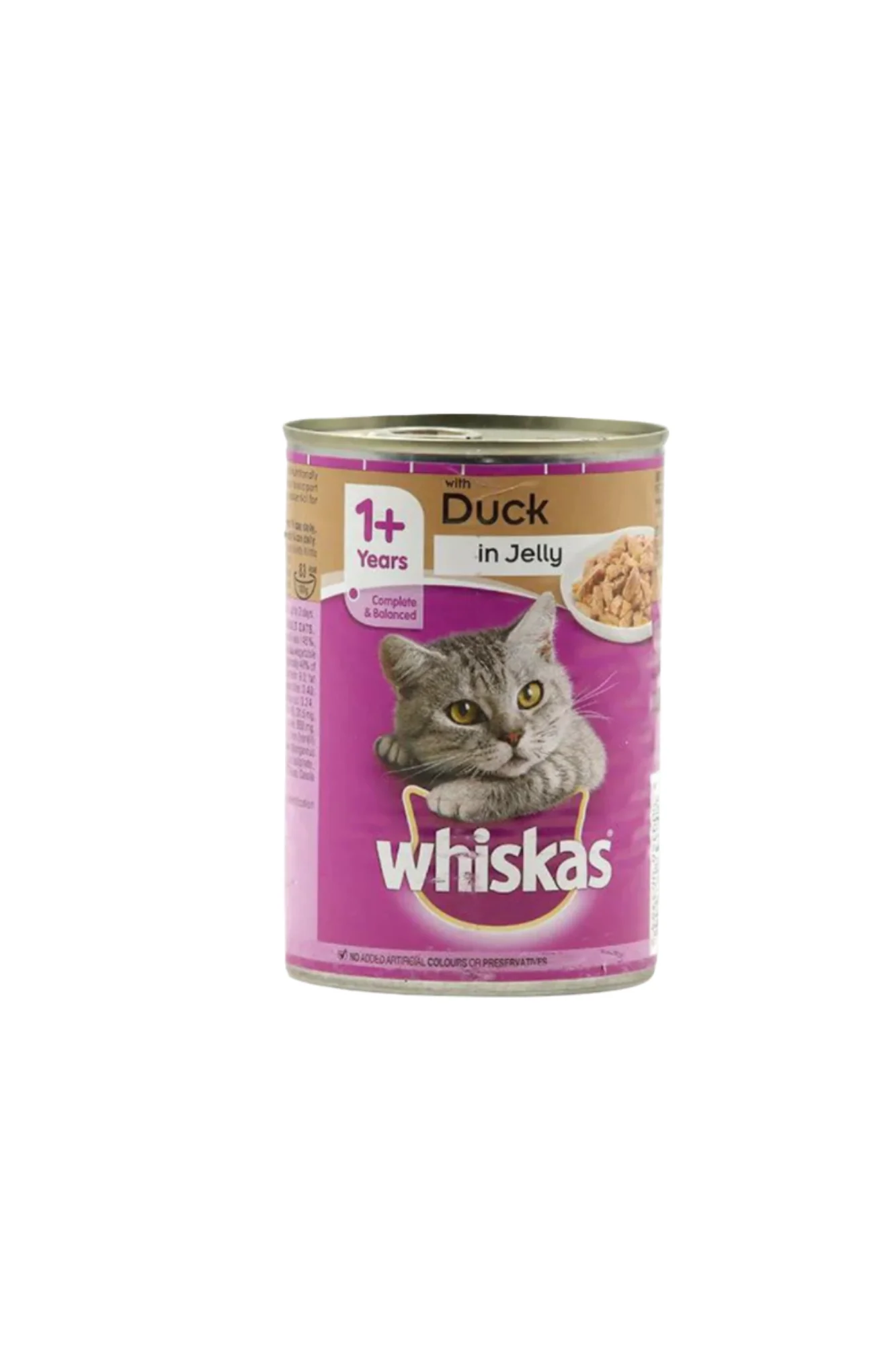 whiskas cat food duck jelly 390g