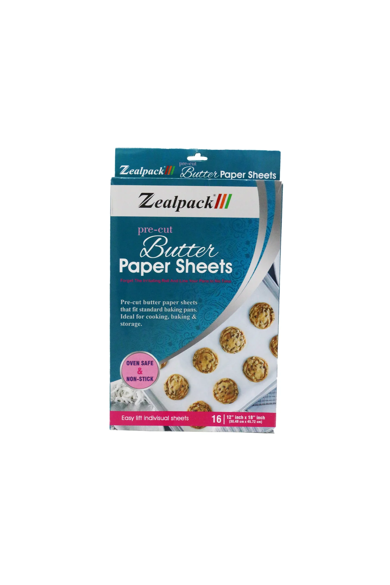 zealpack butter paper sheets 16pc 12*18 inch